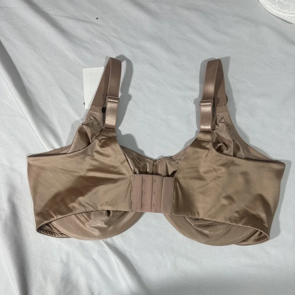 NWT $65 Wacoal [ 38G US ] Inner Sheen Underwire Bra in Roebuck Tan #T2016‎